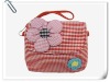 Latest design girls two zippers cloth Coin Purse