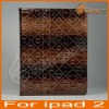 Latticed Love And Cute Bear Leather Sheath For ipad2 LF-0483