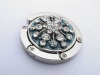 Lead/Nickel-free Purse Hanger in Fashionable Design, Made of Acrylic Stone and Rhinestones