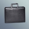 Leather Brief case with fashion design