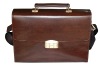 Leather Briefcase with Fingerprint Lock 2012 New Design