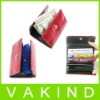 Leather Business ID Credit Card Holder Case Wallet Red
