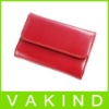 Leather Business ID Credit Card Holder Case Wallet Red