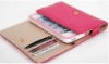 Leather Card Wallet Case for Smartphone iphone 4G
