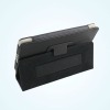 Leather Case (Black) for Amazon Kindle Fire with stand