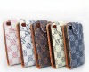 Leather Case Cover for iPod touch 4/4G,Book Model , inside with hard case