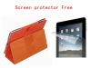 Leather Case Smart Cover pouch with screen protector for ipad 2 laptop accessories good gift for Christmase day