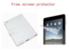 Leather Case Smart Cover pouch with screen protector for ipad 2 tablet PC laptop accessories good gift for Christmase day