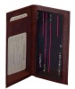 Leather Cheque Book Cover