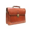 Leather Comp Briefcase,business bag brown, business briefcase, conference briefcase