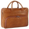 Leather Comp Briefcase,business bag brown, business briefcase, conference briefcase