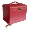 Leather Cosmetics Case, Cosmetic Display Case, Red(OBOX-1098-1)