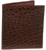 Leather Crocodile Bidente Credit Card Hipster