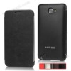Leather Folio Case for Samsung Galaxy Note I9220 Hybrid Phone Case