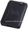 Leather Folio Case with Stand for Samsung Galaxy Tab (Black)