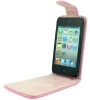 Leather Folio Hard Case for iPod Touch 4