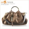 Leather Handbag Snake Printing Women Retro Bag