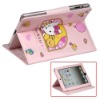 Leather Hello Kitty Cover Case for iPad 2