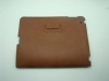 Leather Logo Back Cover for iPad 2 HS3- WEISS Schutz Hulle Case