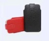 Leather Mobile Phone Pouch for iPhone