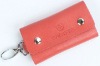 Leather Pink key case