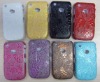 Leather Protective Snap-On Back Cover for Blackberry 8520