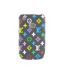 Leather Protective Snap-On Back Cover for Blackberry 8520