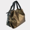 Leather Tote Bag in Printed Spider