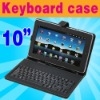 Leather USB Keyboard Case Pouch Cover Holder for 10" Tablet MID ePad PC
