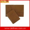 Leather airline ticket passport holder