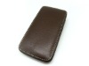 Leather and Felt mobile pouch, Leather and Felt phone pouch