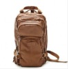 Leather backpack with hot style design