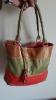 Leather bag multi color