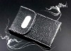 Leather business card case/high quality leather business card holder