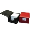 Leather card holder box