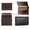 Leather card holder wallet