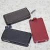 Leather case cover for iphone4 4s