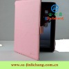 Leather case for iPad with pink color