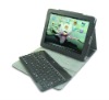 Leather case with bluetooth keypad for IPAD2