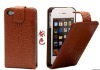 Leather cases for iphone4g hard case