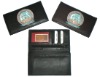 Leather checkbook