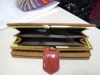 Leather clutch purse