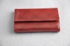 Leather clutch purse with nano-silver antibacterial function