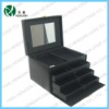 Leather cosmetic box/case, makeup case with mirror,Cosmetic case