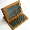 Leather cover and keyboard for Tablet pc
