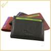 Leather credit/name/business card holder