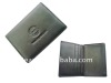 Leather folding business card holder