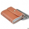 Leather id card holder