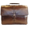 Leather laptop bag