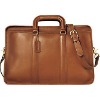 Leather laptop bag